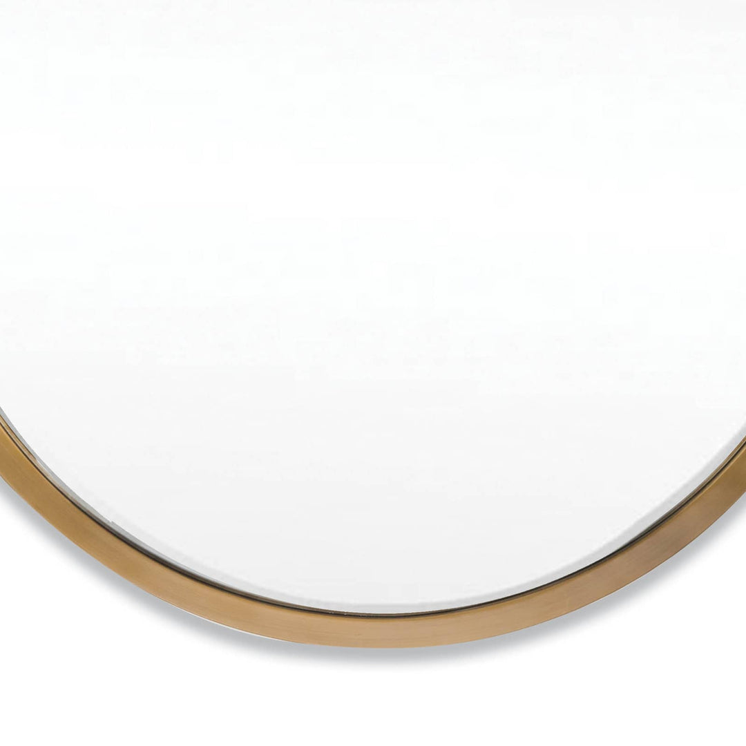 Canal Mirror | Natural Brass