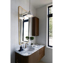 Sonnet Dressing Room Mirror | Gold Leaf