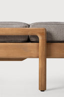 Jack Outdoor Adjustable Lounger | Teak | Mocha Fabric