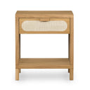 Allegra Nightstand - Honey Oak Veneer
