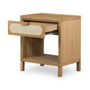 Allegra Nightstand - Honey Oak Veneer