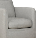 Dade Outdoor Slipcover Swivel Chair - Venao Grey
