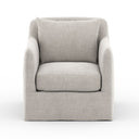 Dade Outdoor Slipcover Swivel Chair - Venao Grey