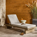 Leroy Outdoor Chaise - Washed Brown - Venao Grey
