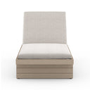 Leroy Outdoor Chaise - Washed Brown - Venao Grey