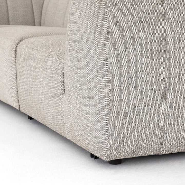 Gwen Outdoor 4-Piece Sectional - Faye Ash