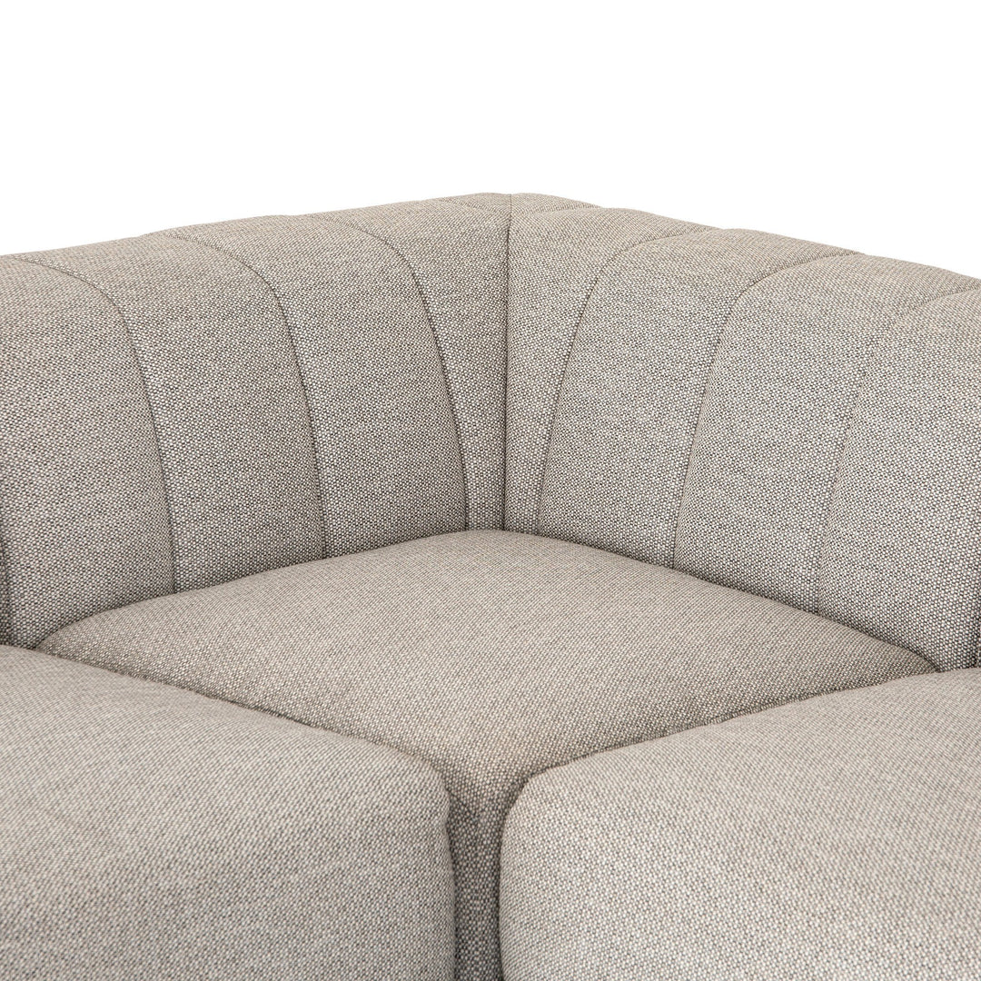 Gwen Outdoor 4-Piece Sectional - Faye Ash