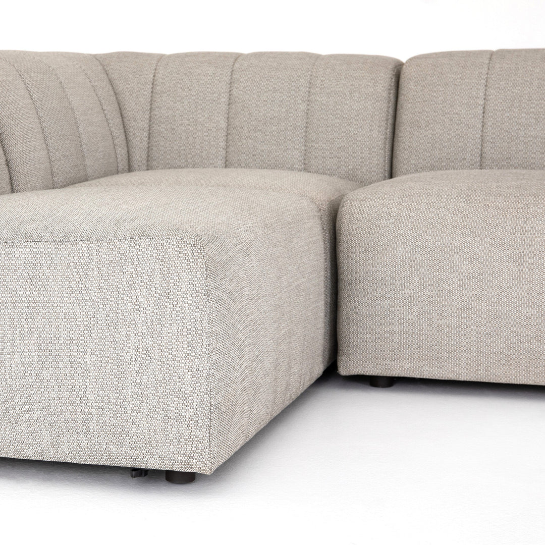 Gwen Outdoor 4-Piece Sectional - Faye Ash