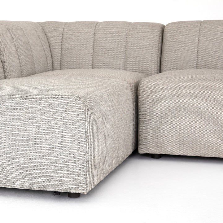 Gwen Outdoor 4-Piece Sectional - Faye Ash