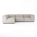 Gwen Outdoor 4-Piece Sectional - Faye Ash