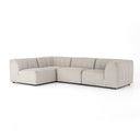 Gwen Outdoor 4-Piece Sectional - Faye Ash