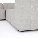 Gwen Outdoor 5-Piece Sectional - Faye Ash