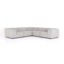 Gwen Outdoor 5-Piece Sectional - Faye Ash