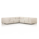 Gwen Outdoor 5-Piece Sectional - Faye Sand