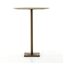 Fannin Bar + Counter Table - Acid Etched Aged Brass