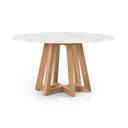 Creston Dining Table - White Marble