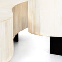 Avett Coffee Table Set - Bleached Guanacaste Oyster