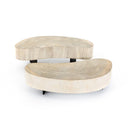 Avett Coffee Table Set - Bleached Guanacaste Oyster