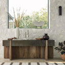 Bingham Console Table - Rustic Oak Veneer