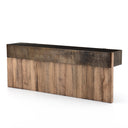 Bingham Console Table - Rustic Oak Veneer