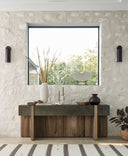 Bingham Console Table - Rustic Oak Veneer