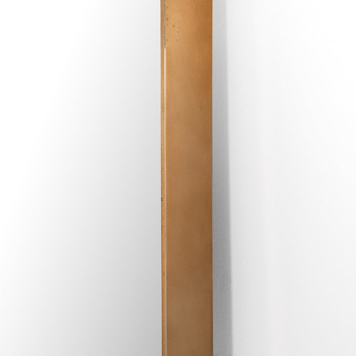 Georgina Floor Mirror - Polished Brass