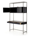 Trey Modular Wall Desk - Black Wash Poplar