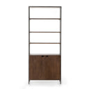 Trey Modular Wide Bookcase - Auburn Poplar