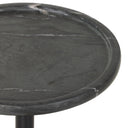 Viola Accent Table - Black Marble