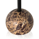 Viola Accent Table - Merlot Marble