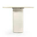 Belle Round Dining Table - Cream Marble