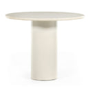 Belle Round Dining Table - Cream Marble
