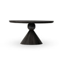Bibianna Dining Table - Worn Black Parawood