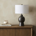 Kelita Table Lamp - Textured Black Aluminum