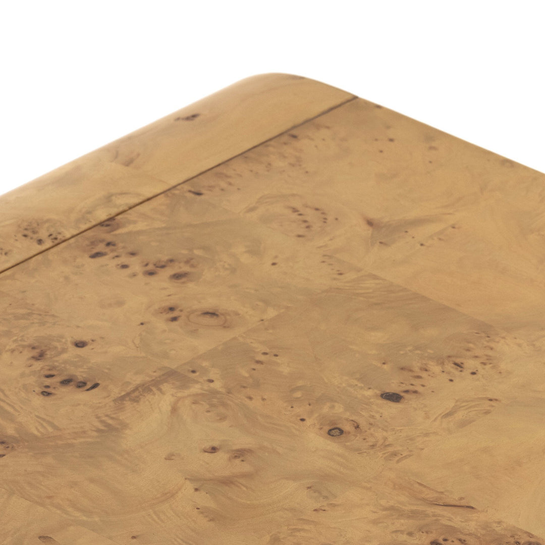 Jenson Coffee Table - Natural Poplar Burl Veneer