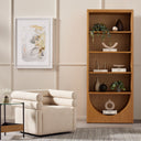 Higgs Bookcase - Honey Oak Veneer