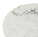 Armon End Table - Charcoal and White Marble