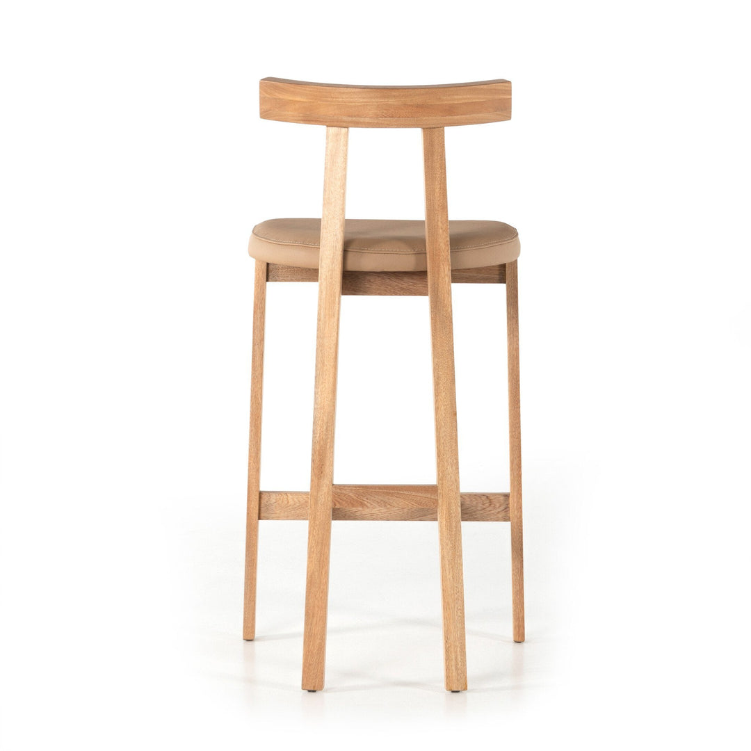 Tex Bar Stool - Natural Leather