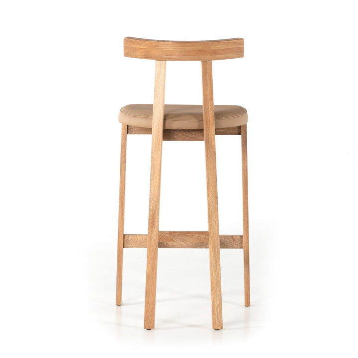 Tex Bar Stool - Natural Leather