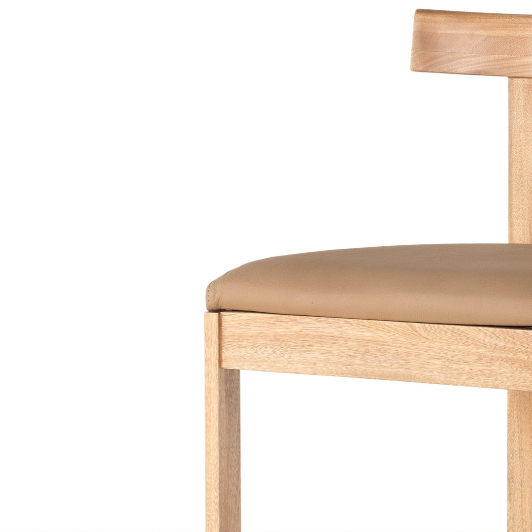 Tex Bar Stool - Natural Leather