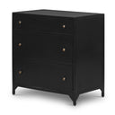 Belmont Large Storage Nightstand - Black