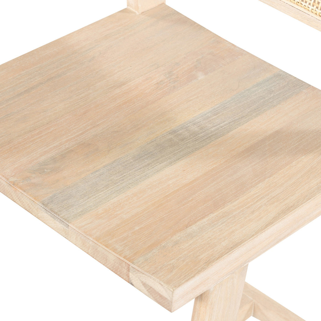 Clarita Counter Stool - White Wash Mango