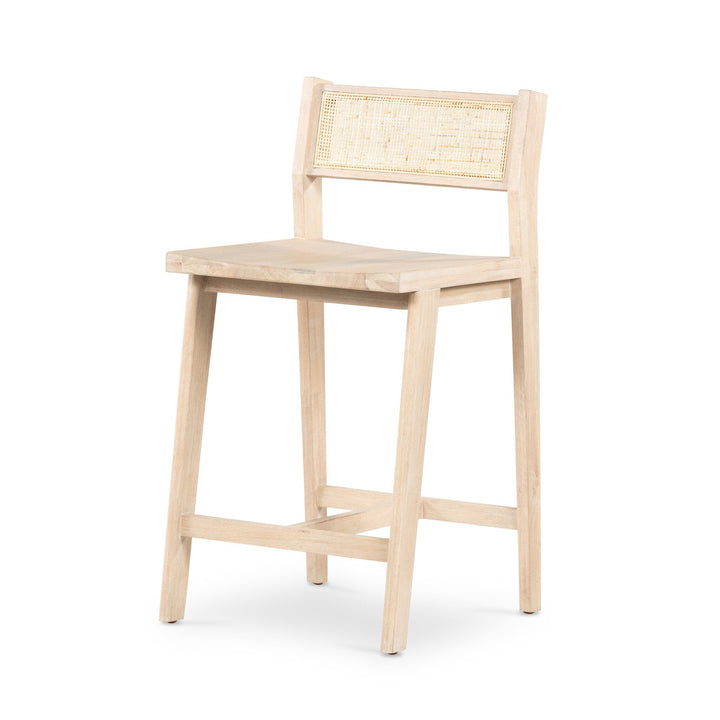 Clarita Counter Stool - White Wash Mango