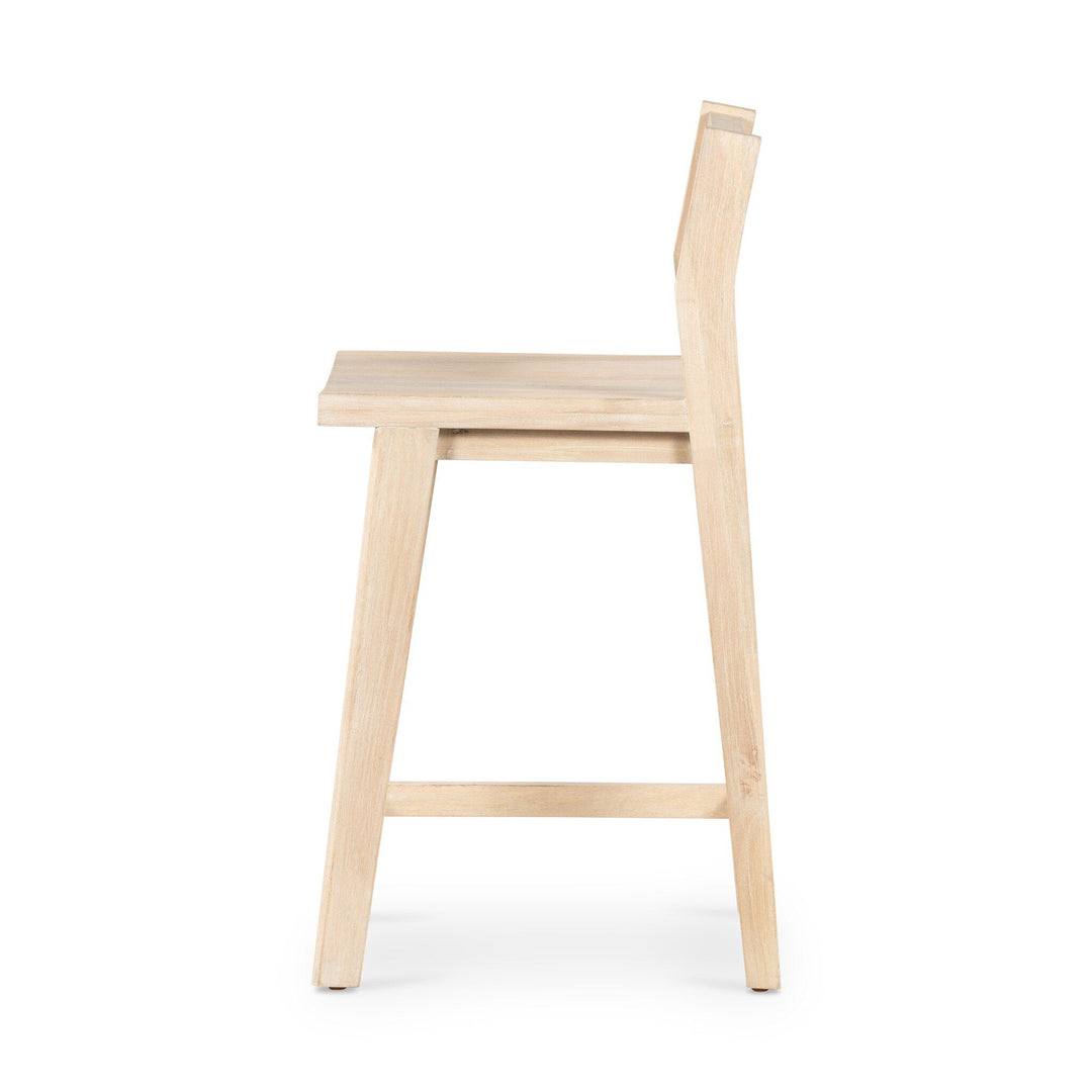Clarita Counter Stool - White Wash Mango