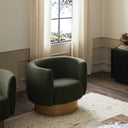 Calista Swivel Chair - Atlantis Moss