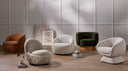 Calista Swivel Chair - Atlantis Moss