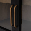 Tolle Cabinet - Drifted Matte Black Veneer