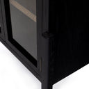 Tolle Cabinet - Drifted Matte Black Veneer