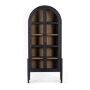Tolle Cabinet - Drifted Matte Black Veneer