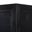 Caprice Narrow Cabinet - Black Wash Mango